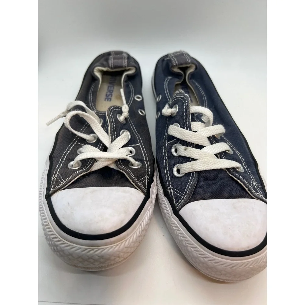Converse Chuck Taylor Low Navy Blue Sneakers | Womens Size 8 - Picture 4 of 7